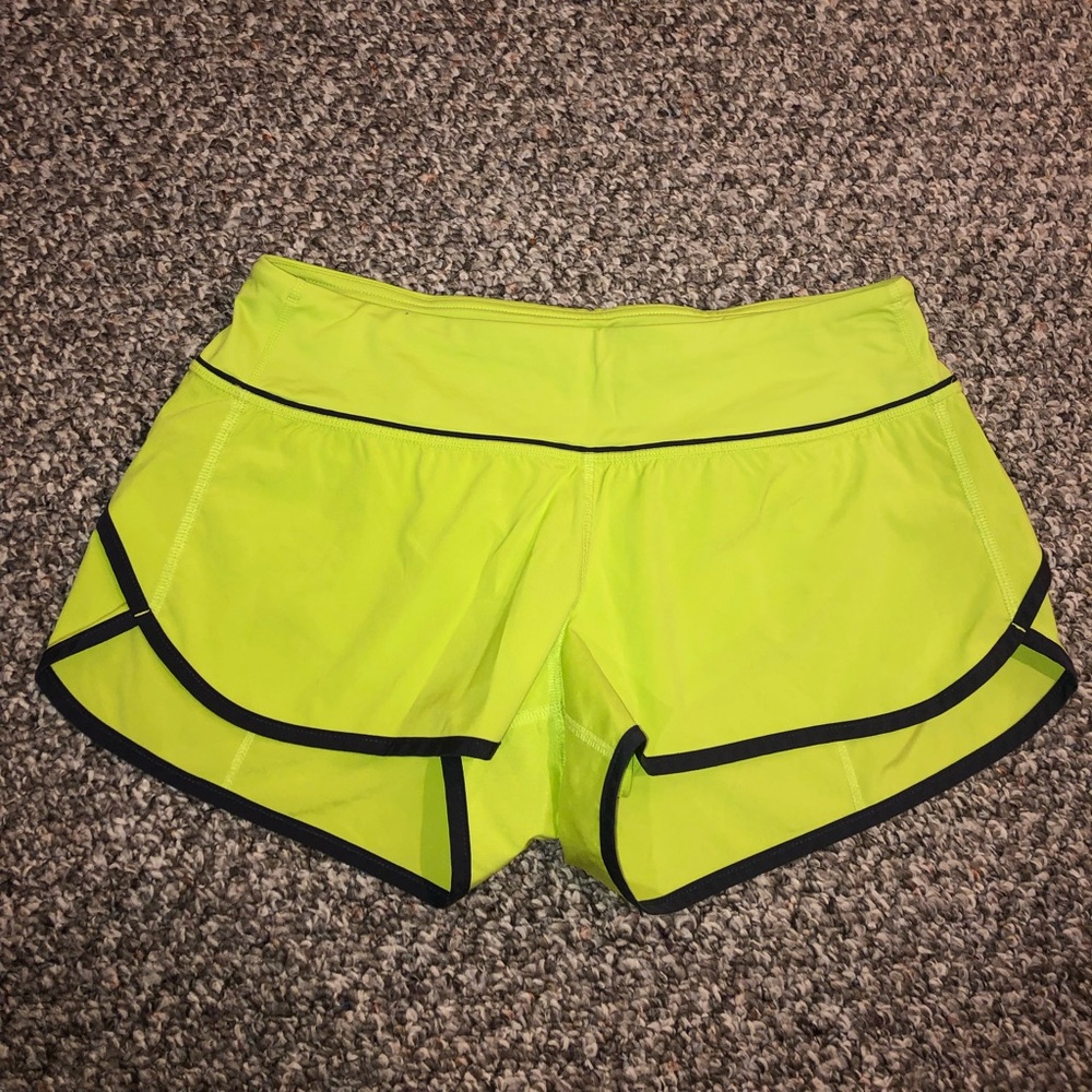 Lululemon size 6 speed shorts in antidote/coal